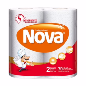 Toalla de Papel Nova 14m 2 Un