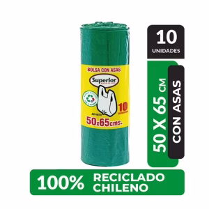 Bolsa de Basura Pequeña con Asas 50x65 cm 10 Un